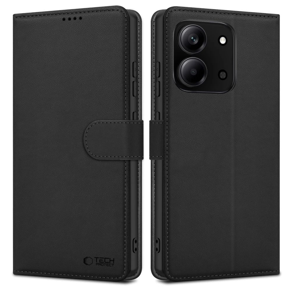 Tech-Protect Wallet Case til Xiaomi Redmi 15C - sort