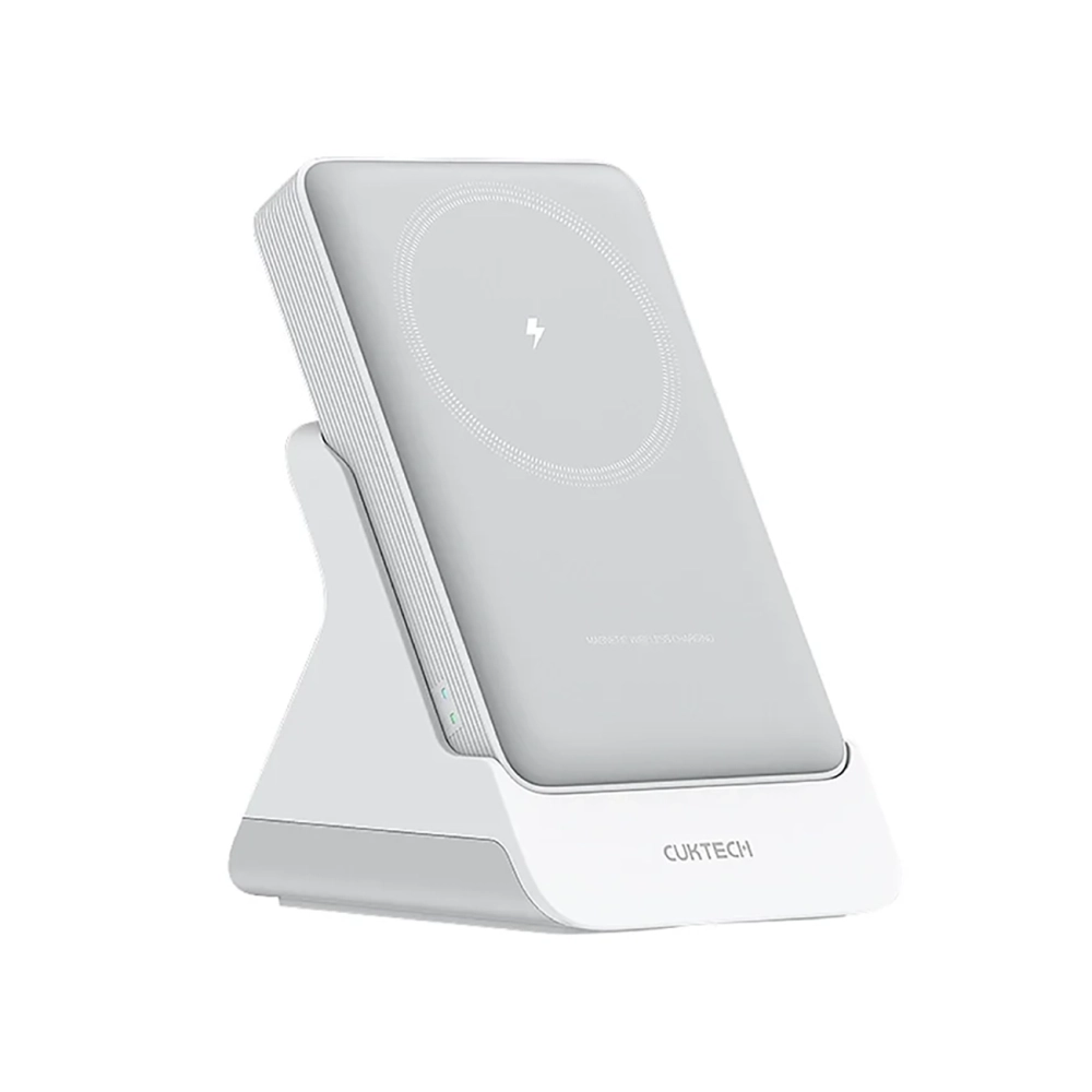 Cuktech WPB100N 20W 10000mAh Magnetic Power Bank with Stand - White