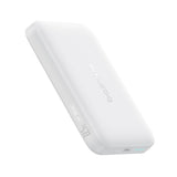 Baseus EnerFill FM11 Ultra-Mini 10000mAh 22.5W MagSafe Kompatibel Power Bank med Baseus Simple USB-C 20V/3A 30cm Kabel - Hvid