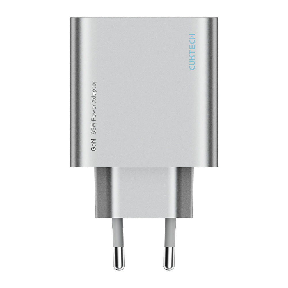 Cuktech 65W GaN 2xUSB-C 1xUSB-A Wall Charger - Gray