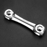 Wozinsky WMZ-01N værktøjssæt, 16-i-1 cykel multitool, pumpe, skiftnøgler, indre rør kit - sort