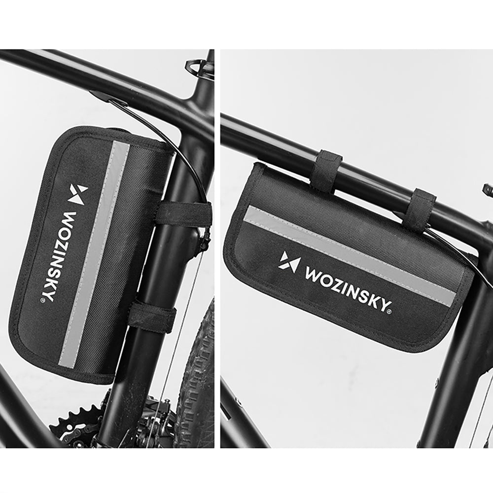 Wozinsky WMZ-01N værktøjssæt, 16-i-1 cykel multitool, pumpe, skiftnøgler, indre rør kit - sort