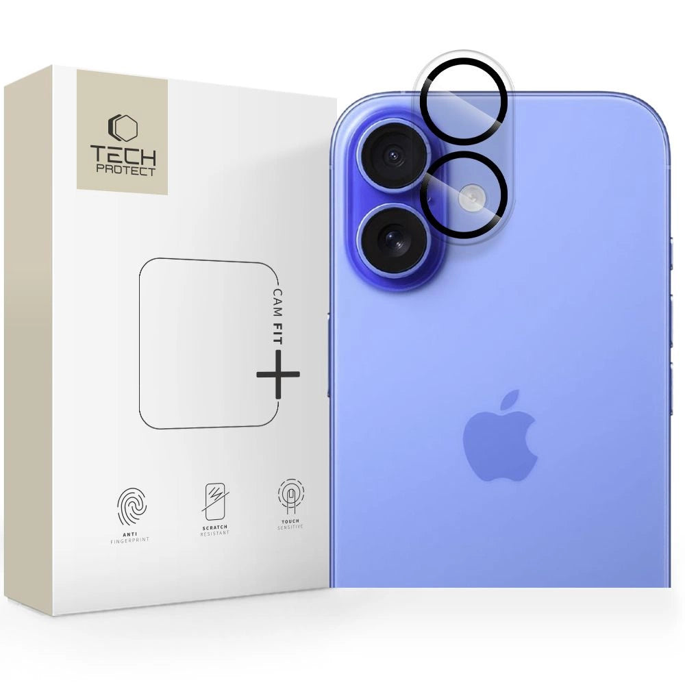 Tech-Protect Cam Fit+ Kamera Cover til iPhone 17 - Klar