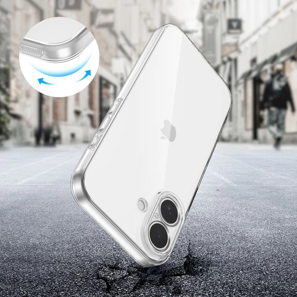 Tech-Protect FlexAir Case til iPhone 17 - Gennemsigtig