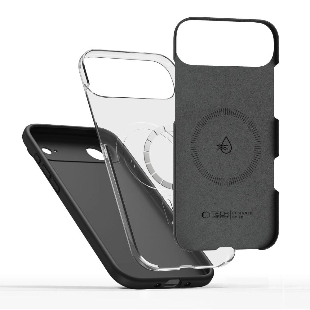 Tech-Protect Silicone MagSafe Case til iPhone 17 Air - sort