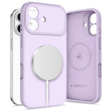 Tech-Protect Silicone MagSafe Case til iPhone 17 - lilla