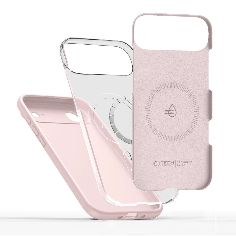 Tech-Protect Silicone MagSafe Case til iPhone 17 Air - Pink