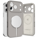 Tech-Protect Silicone MagSafe Case til iPhone 17 Pro Max - Grå