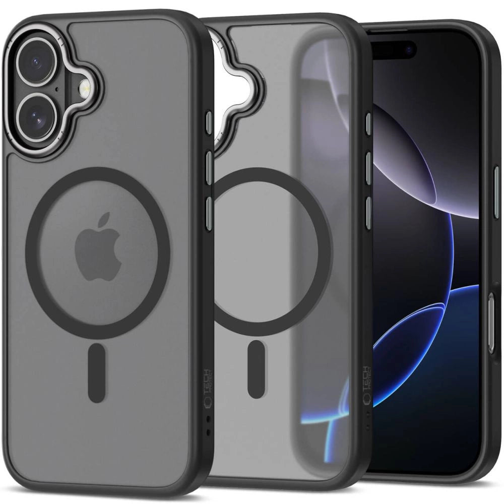 Tech-Protect MagEdge MagSafe Case til iPhone 17 - Matte Black