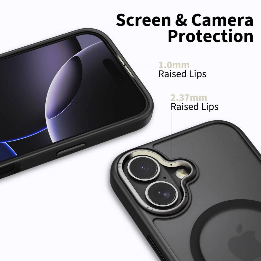 Tech-Protect MagEdge MagSafe Case til iPhone 17 - Matte Black