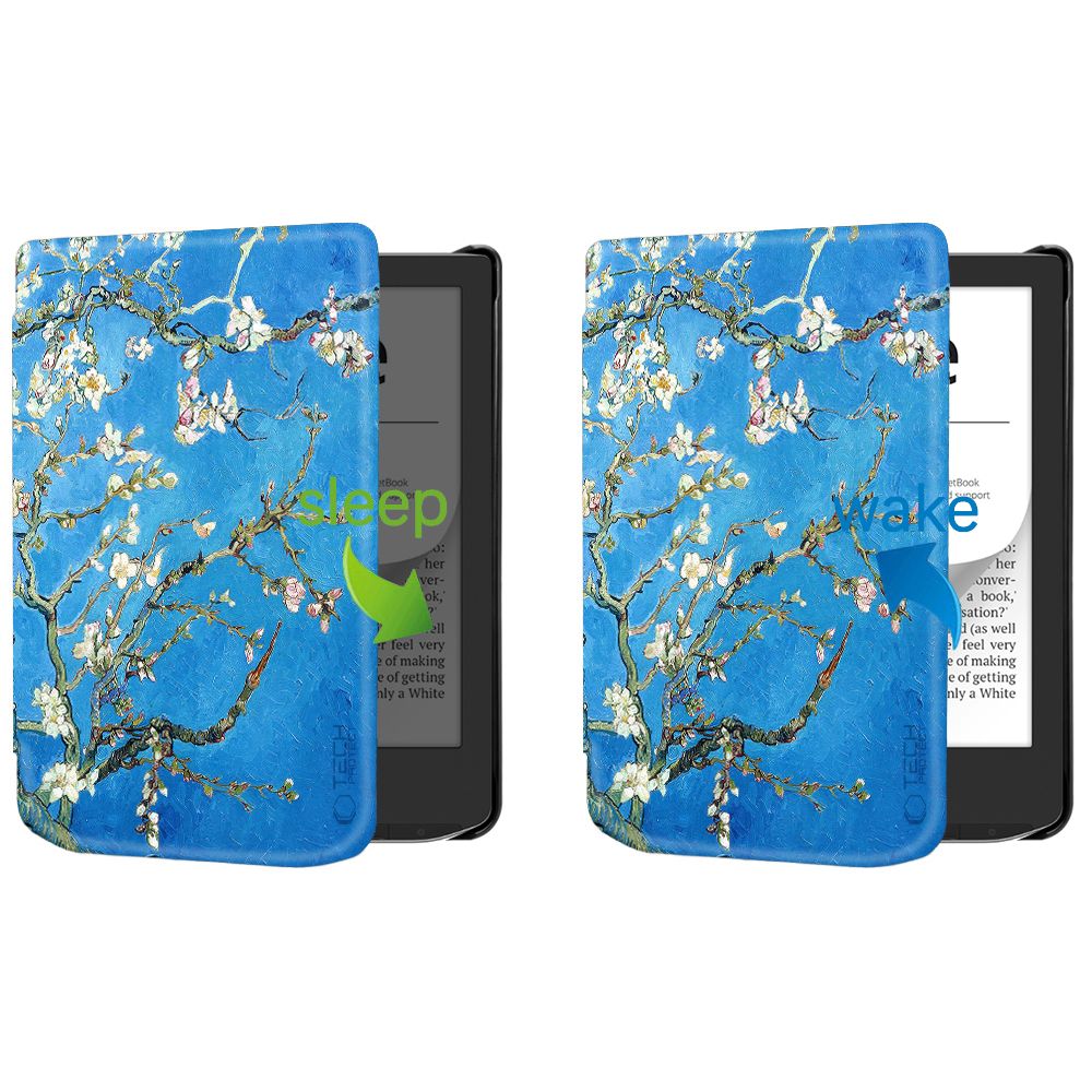 TechProtect SmartCase til PocketBook Vers / Pro / Lite - Blå