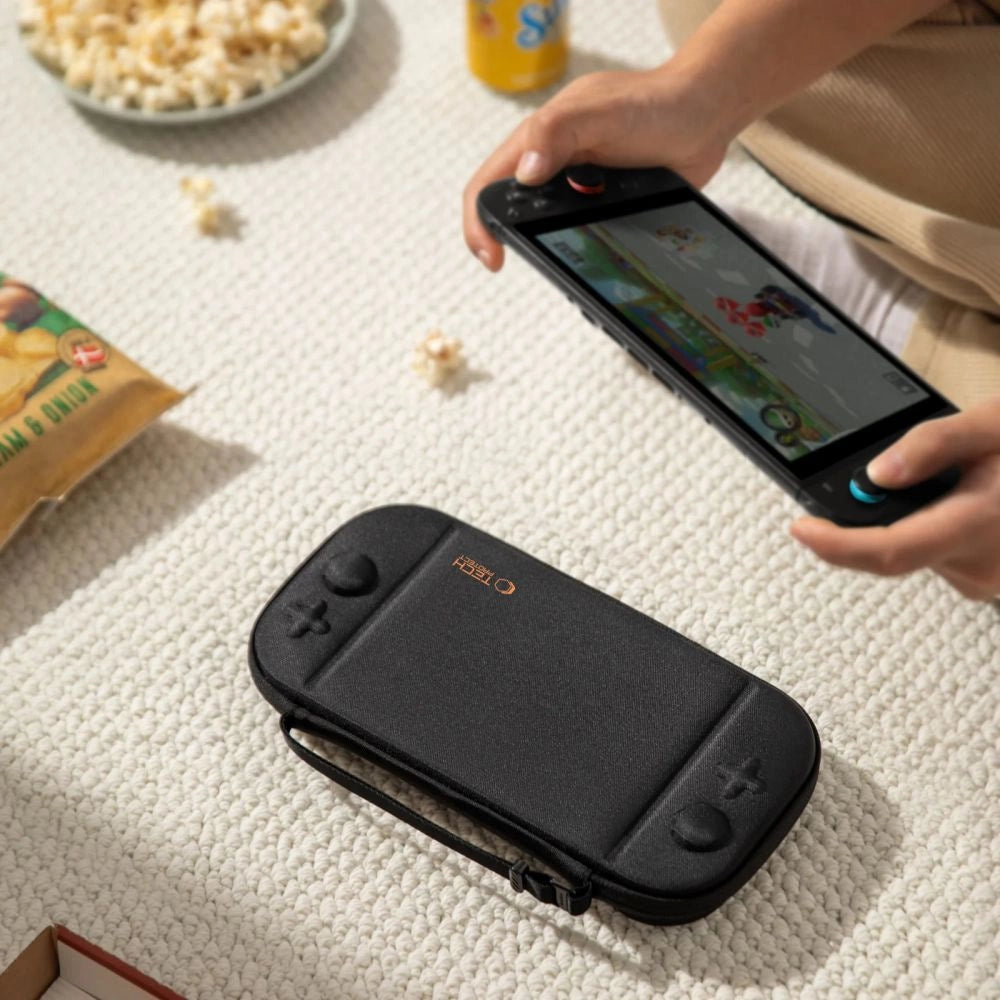 Tech-Protect Slim Pouch til Nintendo Switch 2 - sort