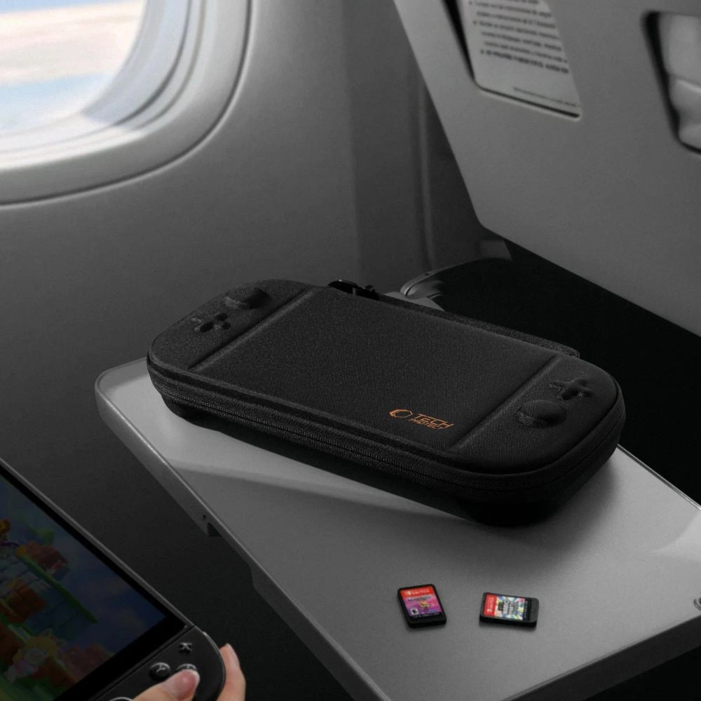 Tech-Protect Slim Pouch til Nintendo Switch 2 - sort