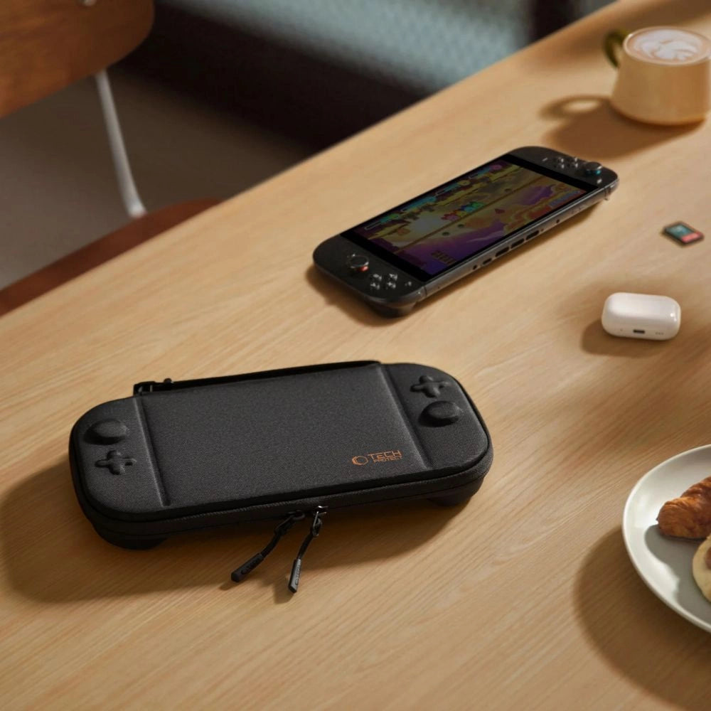 Tech-Protect Slim Pouch til Nintendo Switch 2 - sort