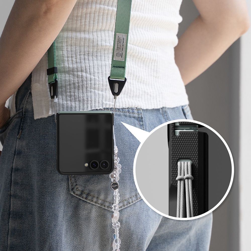 Ringke Onyx Magnetisk MagSafe Case til Samsung Galaxy Z Flip 7 - sort