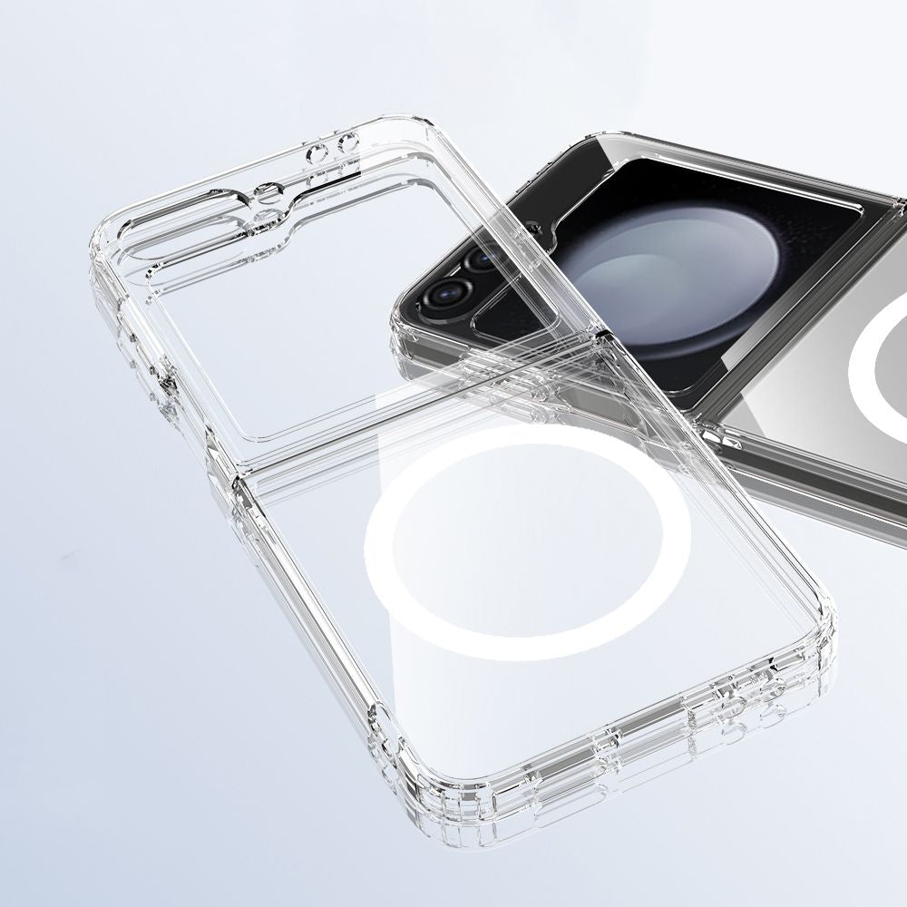 Tech-Protect FlexAir Hybrid MagSafe Case til Samsung Galaxy Z Flip 6 / 7 FE - Gennemsigtig