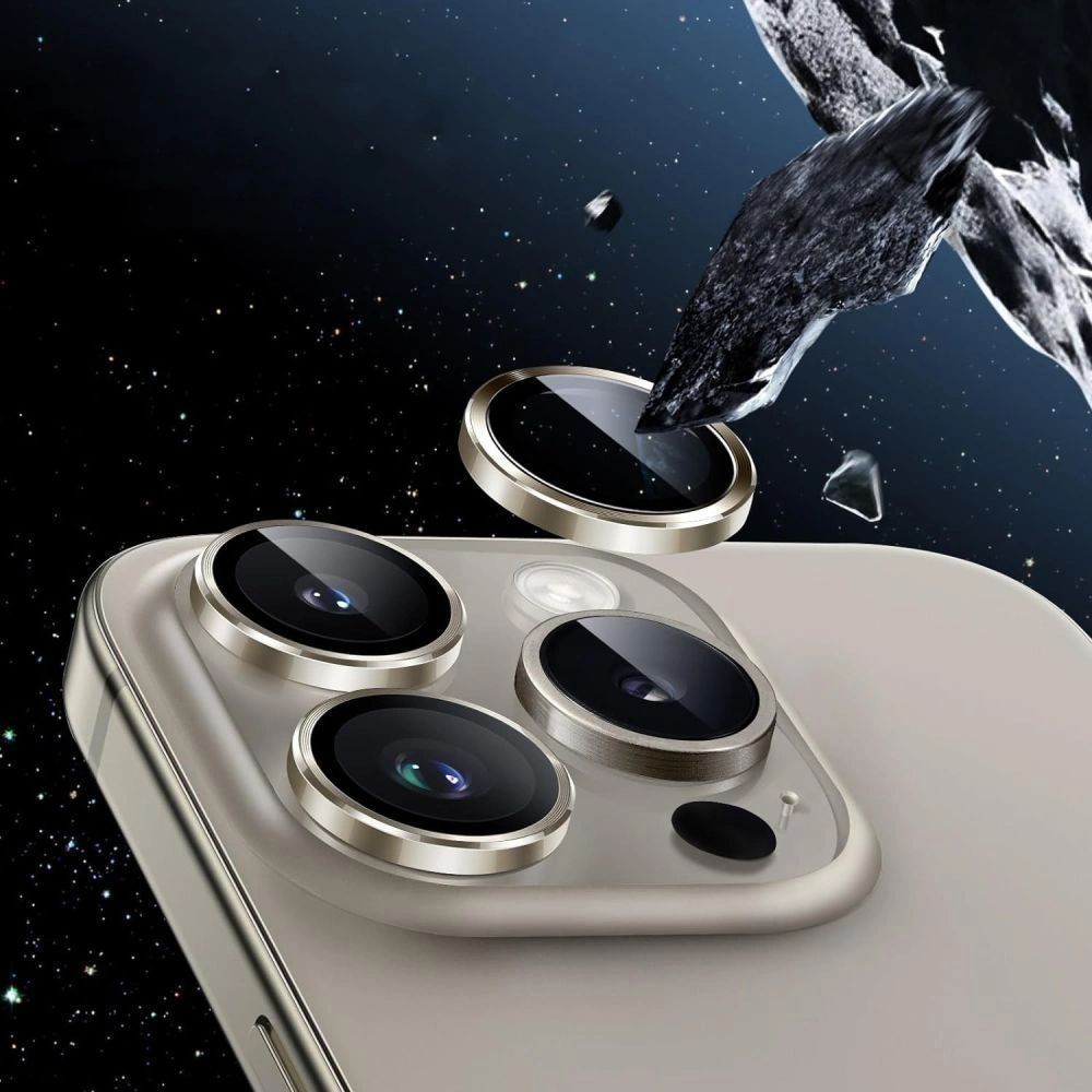 Tech-Protect Camring Fit+ Camera Cover til iPhone 14 Pro / Max / 15 Pro / Max / 16 Pro / Max / 17 Pro / Max - sort