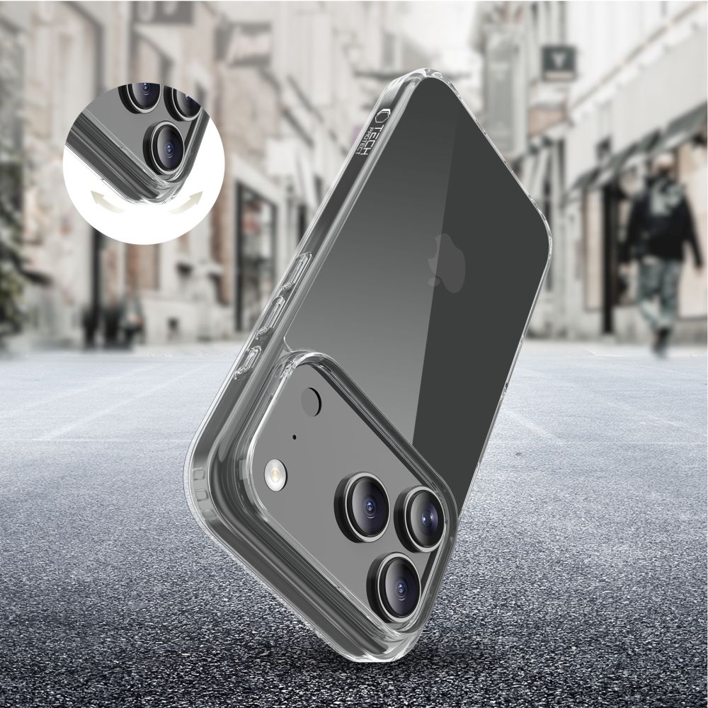 Tech-Protect FlexAir Hybrid Case til iPhone 17 Pro Max - klar
