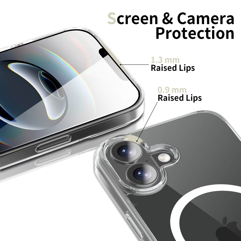 Tech-Protect FlexAir Hybrid MagSafe Case til iPhone 17 - Klar