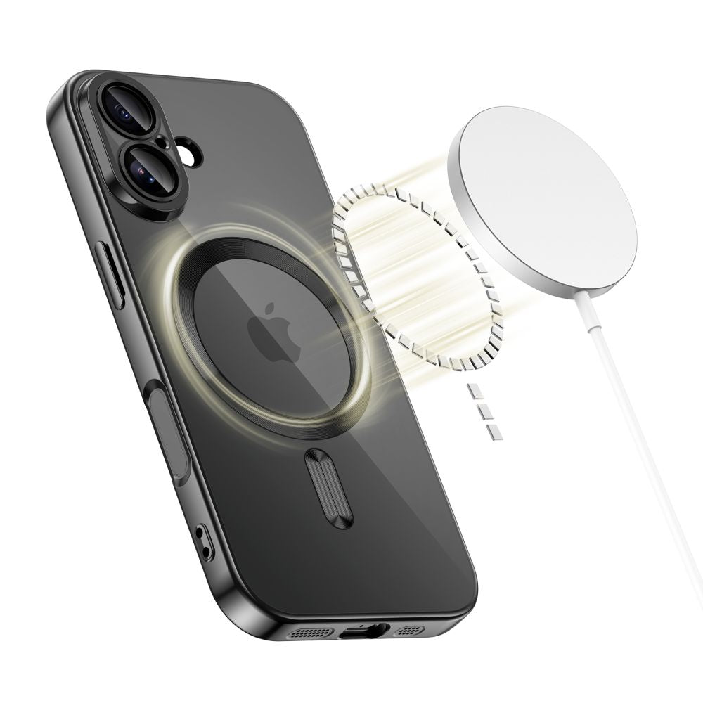 Tech-Protect MagFlex MagSafe Case til iPhone 17 - klar sort