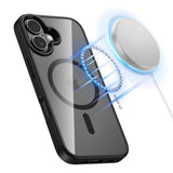 Tech-Protect MagMat MagSafe Case til iPhone 17 - klar sort
