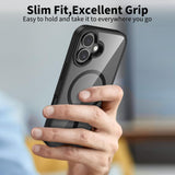 Tech-Protect MagMat MagSafe Case til iPhone 17 - klar sort