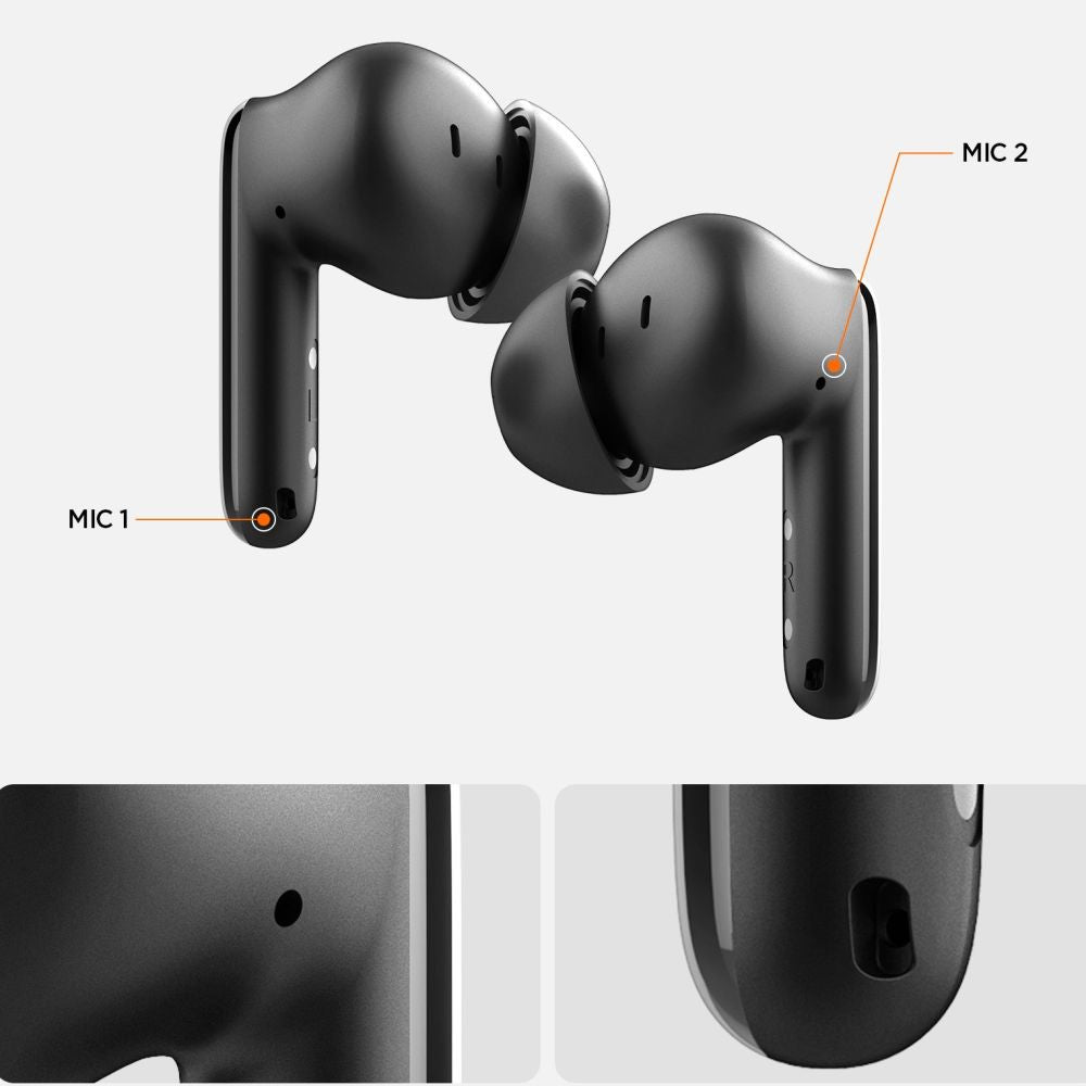 Spigen SA2400 ANC trådløse hovedtelefoner - hvid