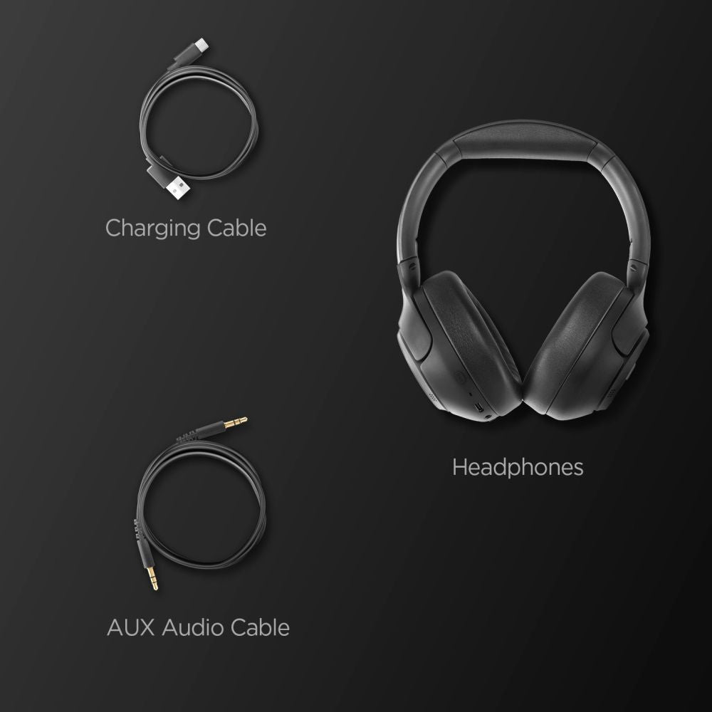 Spigen SA2403 ANC Pro trådløse hovedtelefoner - sort