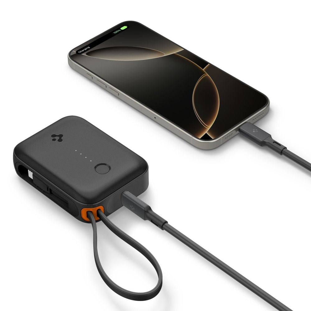 Spigen Essential EA3010BT 10000 mAh 30W Power Bank - sort