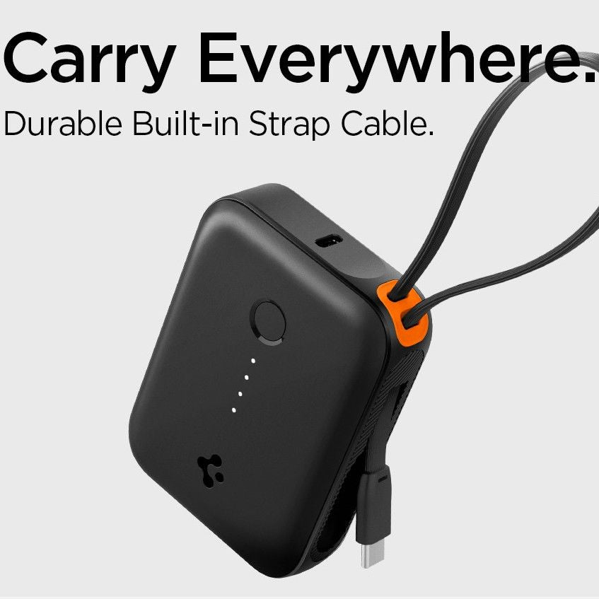 Spigen Essential EA3010BT 10000 mAh 30W Power Bank - sort