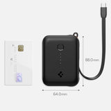 Spigen Essential EA3010BT 10000 mAh 30W Power Bank - sort