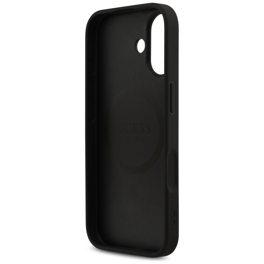 Guess 4G Printed Stripes MagSafe case for iPhone 17 - black