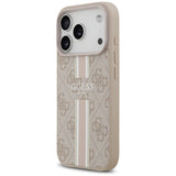 Guess 4G Printed Stripes MagSafe Case for iPhone 17 Pro - Pink