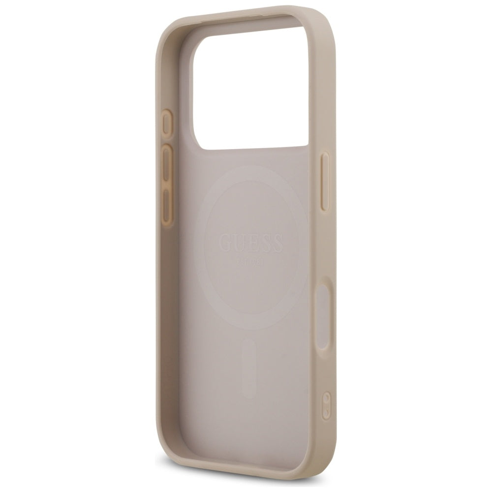 Guess 4G Printed Stripes MagSafe Case for iPhone 17 Pro - Pink