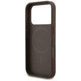 Guess 4G Small Classic Logo MagSafe case for iPhone 17 Pro - brown