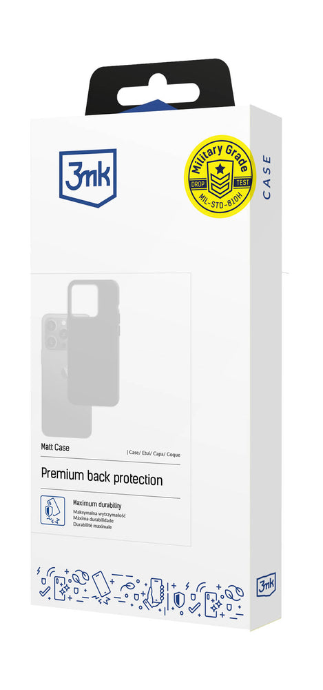 3mk Matt Case til Xiaomi 15T Pro 5G - sort