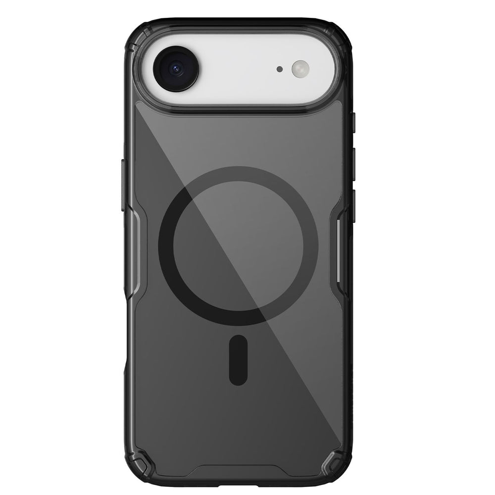 Nillkin Nature TPU Pro Magnetisk Case Kompatibel med MagSafe til iPhone 17 Air - Gennemskinlig sort