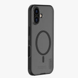 Nillkin Super Frosted Shield Pro Magnetic Case Kompatibel med MagSafe til iPhone 17 - Gennemskinligt sort