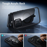 ESR Classic Hybrid MagSafe + tempereret glas sæt til iPhone 17 - Clear Black