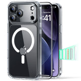 ESR Classic Hybrid MagSafe + tempereret glas sæt til iPhone 17 Pro - Clear