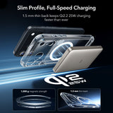 ESR Classic Hybrid MagSafe + tempereret glas sæt til iPhone 17 Pro - Clear