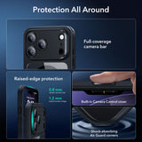 ESR Classic Hybrid MagSafe + tempereret glas sæt til iPhone 17 Pro - Clear Black