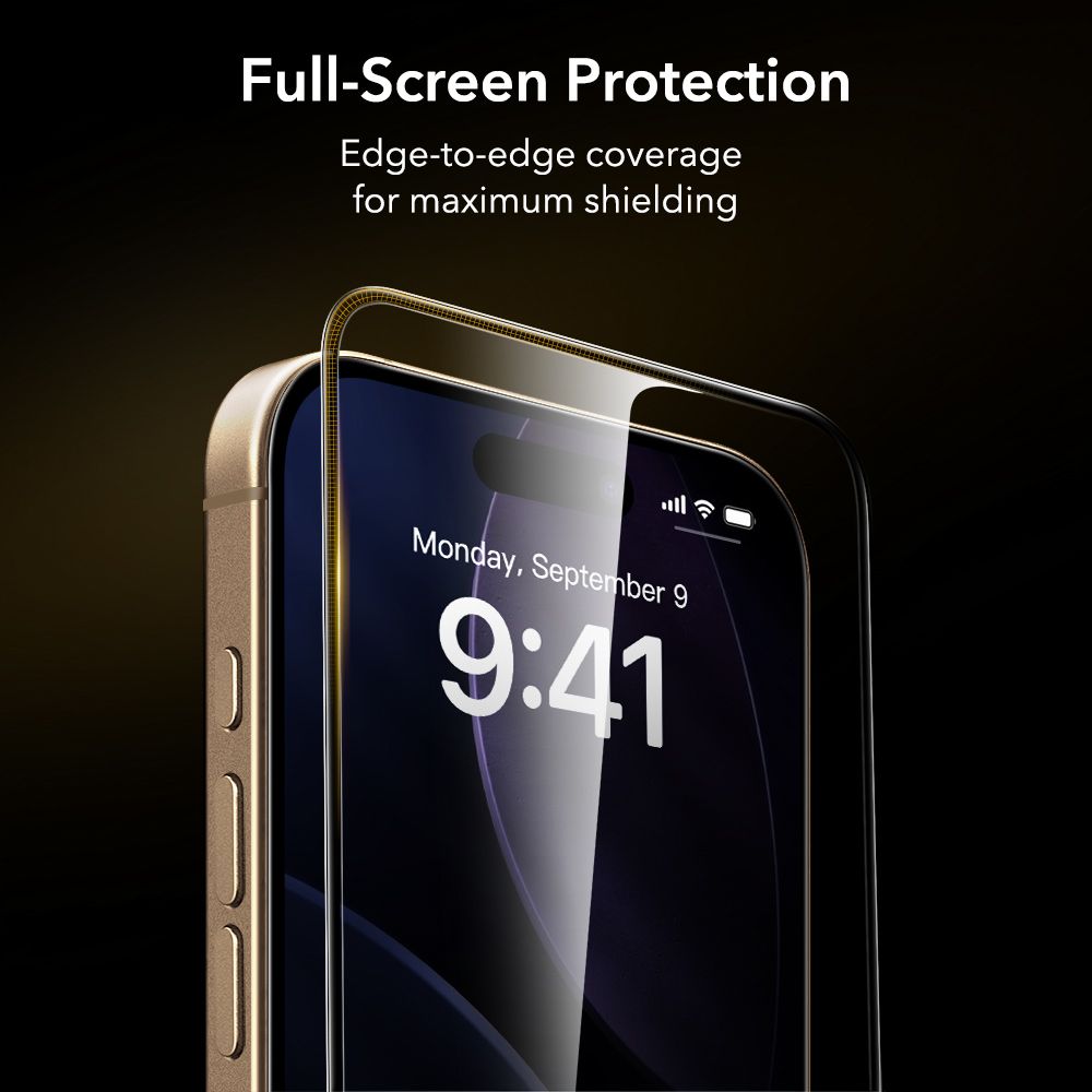 ESR UltraFit Armorite Pro hærdet glas til iPhone 17 Pro - Clear