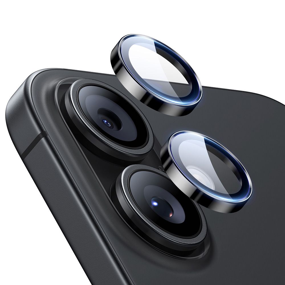 ESR Armorite Camera Cover til iPhone 16 / 16 Plus / 17 - sort