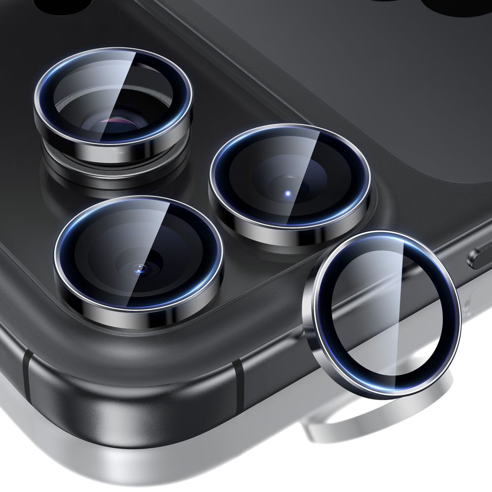 ESR Armorite Kamerabeskytter til iPhone 14 Pro / Pro Max / 15 Pro / Pro Max / 16 Pro / Pro Max / 17 Pro / Pro Max - sort