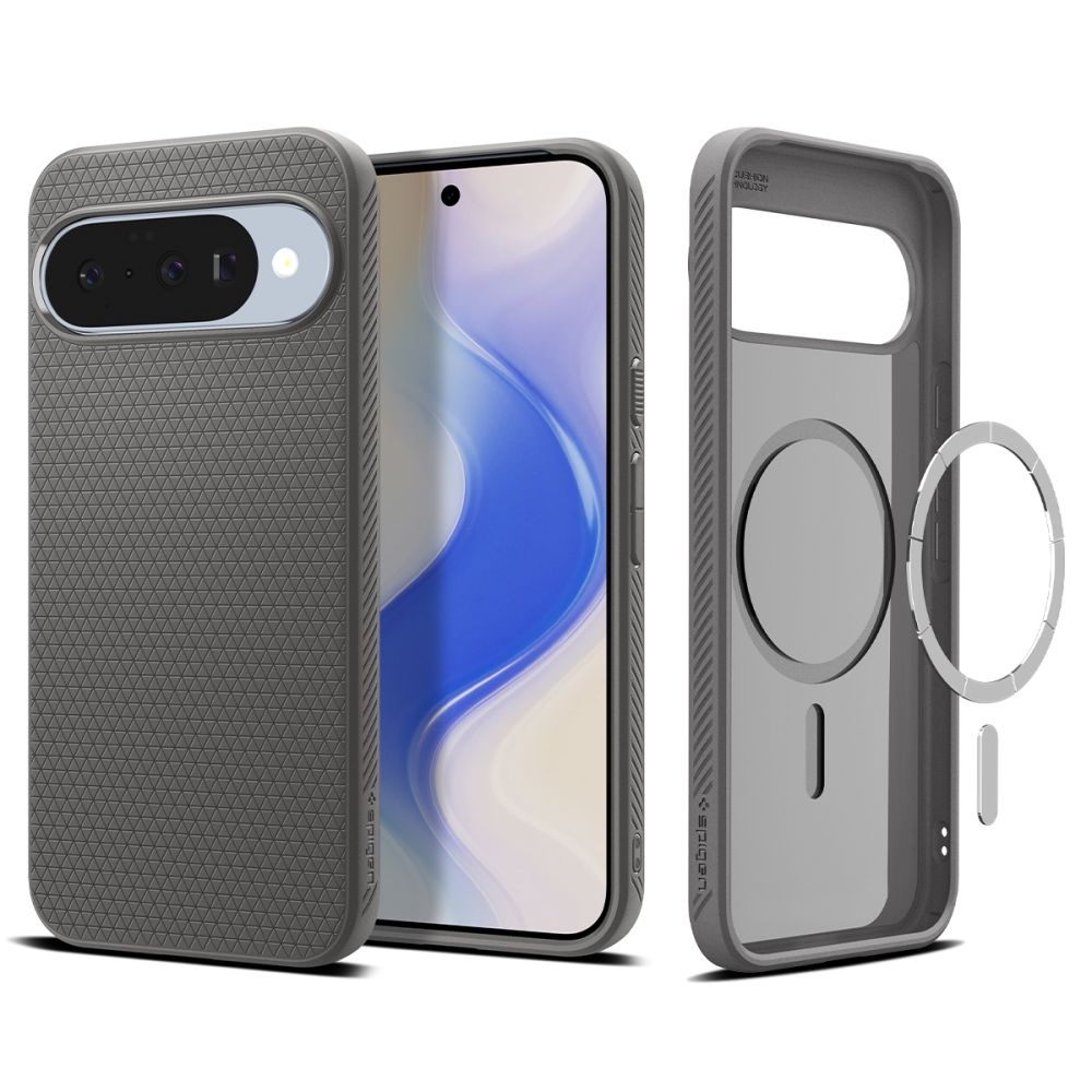 Spigen Liquid Air MagSafe Case til Google Pixel 10 / 10 Pro - Grå