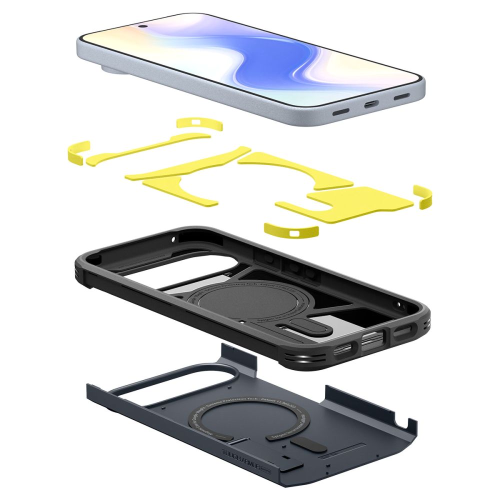 Spigen Tough Armor Mag MagSafe-hylster til Google Pixel 10 / 10 Pro - grafit
