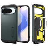 Spigen Tough Armor Mag MagSafe Case til Google Pixel 10 / 10 Pro - Grøn