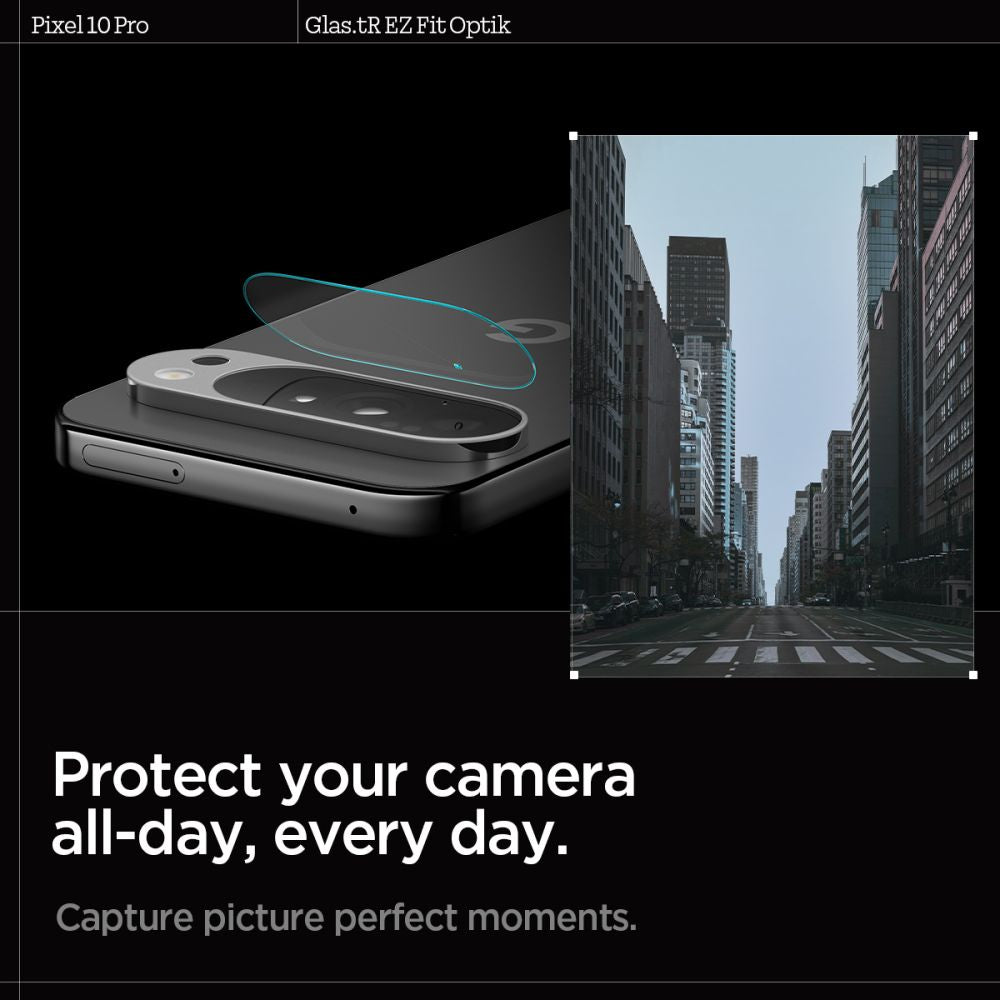 Spigen Optik Glas.tR Camera Cover 2-pakke til Google Pixel 10 Pro