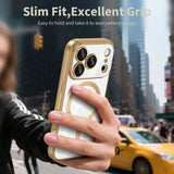 Tech-Protect MagFlex MagSafe Case til iPhone 17 Pro - gennemsigtigt guld